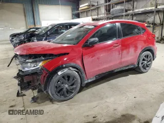2022 Honda HR-V Sport with VIN 3CZRU6H12NM704047, listed as a Copart auction lot 48071065 with 66,018 mi miles and Salvage Title. Bid and sale history available at carsss.com. Image 1.