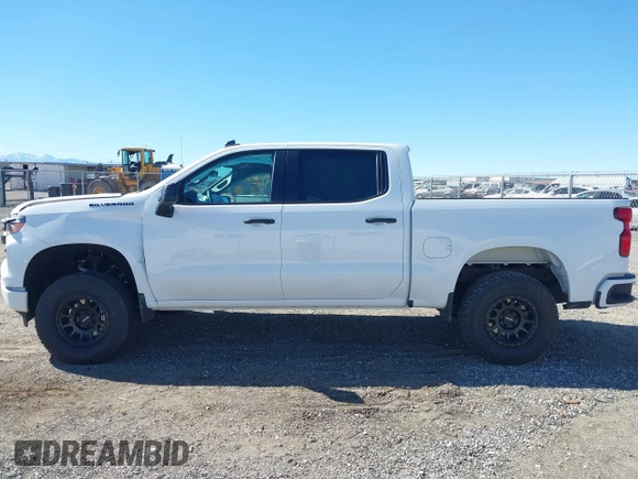 2024 Chevrolet Silverado 1500 Custom with VIN 1GCPABEK7RZ157809, listed as a IAAI auction lot 41632954 with 7,884 mi miles and . Bid and sale history available at DreamBid. Image 14.