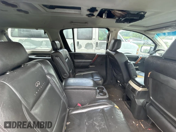 2007 Infiniti QX56 z VIN 5N3AA08A47N804400, wystawiony jako Copart lot #59031335 z przebiegiem 202 776 mil mil oraz Czysty tytuł • Clean title. Historia ofert i sprzedaży dostępna na DreamBid. Obrazek 6.