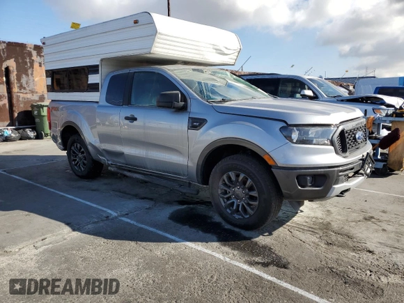 2020 Ford Ranger XL with VIN 1FTER1EH9LLA58935, listed as a Copart auction lot 56189695 with 14,283 mi miles and Salvage Title. Bid and sale history available at DreamBid. Image 4.