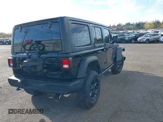 2021 Jeep Wrangler Unlimited Willys с VIN 1C4HJXDM0MW683276, выставлен на аукционе IAAI как лот 41896423 с пробегом 70 935 миль миль и . История ставок и продаж доступна на DreamBid. Изображение 4.