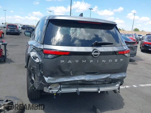 2024 Nissan Pathfinder S with VIN 5N1DR3AA3RC296378, listed as a IAAI auction lot 42249673 with 10,309 mi miles and . Bid and sale history available at DreamBid. Image 6.
