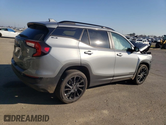 2024 GMC Terrain SLE with VIN 3GKALTEG4RL209507, listed as a Copart auction lot 41886555 with 18,363 mi miles and Salvage Title. Bid and sale history available at carsss.com. Image 3.