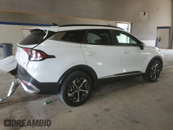 2023 Kia Sportage EX with VIN KNDPVCAG3P7022542, listed as a Copart auction lot 59915025 with 24,761 mi miles and Salvage title. Bid and sale history available at DreamBid. Image 3.