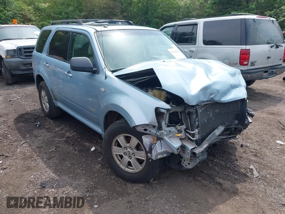 2008 Mercury Mariner with VIN 4M2CU81178KJ28804, listed as a IAAI auction lot 42123626 with 168,134 mi miles and . Bid and sale history available at DreamBid. Image 1.
