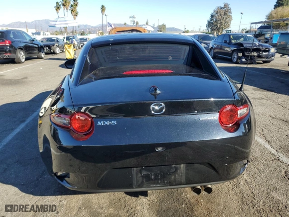 2023 Mazda MX-5 Miata RF Grand Touring with VIN JM1NDAM75P0552594, listed as a Copart auction lot 87289444 with 17,149 mi miles and Salvage Title. Bid and sale history available at carsss.com. Image 6.