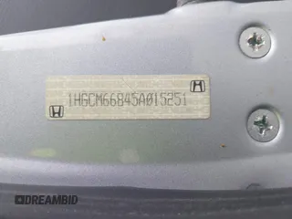 2005 Honda Accord EX-L z VIN 1HGCM66845A015251, wystawiony jako IAAI lot #41185693 z przebiegiem 178 210 mil mil oraz . Historia ofert i sprzedaży dostępna na DreamBid. Obrazek 9.