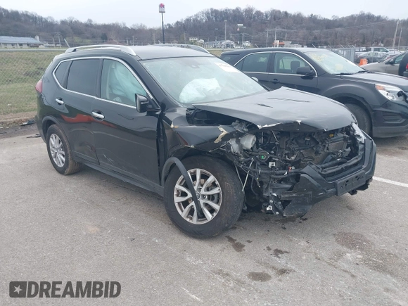 2019 Nissan Rogue SV with VIN KNMAT2MT5KP529837, listed as a IAAI auction lot 41228285 with 99,527 mi miles. Bid and sale history available at carsss.com. Image 1.