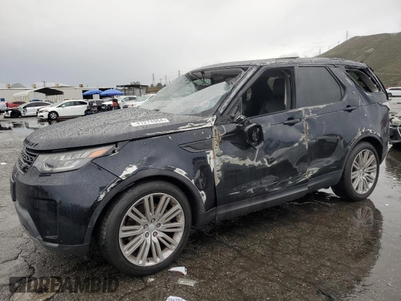 2017 Land Rover Discovery First Edition with VIN SALRTBBV0HA017494, listed as a Copart auction lot 41274964 with 56,828 mi miles and Salvage Title. Bid and sale history available at carsss.com. Image 1.