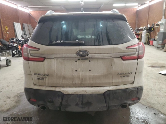 2023 Subaru Ascent Limited with VIN 4S4WMARD3P3443760, listed as a Copart auction lot 41873485 with 0 mi miles and Salvage Title. Bid and sale history available at carsss.com. Image 6.