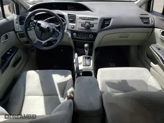 2012 Honda Civic Sdn LX with VIN 2HGFB2F51CH315104, listed as a Copart auction lot 53058015 with 157,617 mi miles and Salvage Title. Bid and sale history available at carsss.com. Image 8.