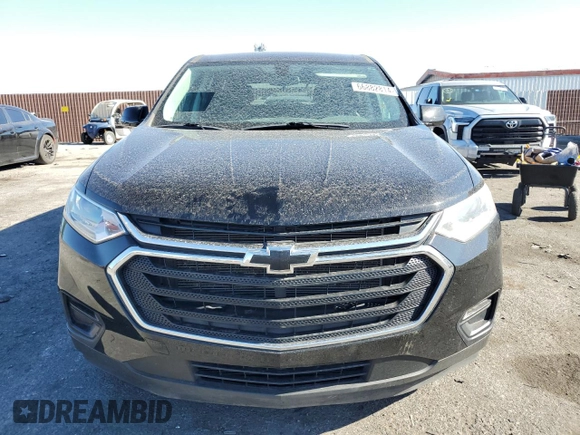 2020 Chevrolet Traverse LS with VIN 1GNERFKW1LJ142279, listed as a Copart auction lot 66882814 with 91,958 mi miles and Salvage Title. Bid and sale history available at carsss.com. Image 5.