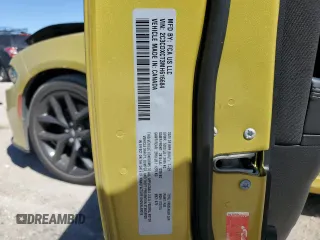 2021 Dodge Charger R/T with VIN 2C3CDXCT3MH616684, listed as a Copart auction lot 49876155 with 93,608 mi miles and Salvage Title. Bid and sale history available at carsss.com. Image 12.