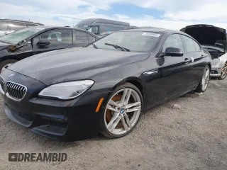 2016 BMW 6 Series 640i with VIN WBA6D0C55GG432720, listed as a Copart auction lot 76286604 with 0 mi miles and Salvage Title. Bid and sale history available at carsss.com. Image 1.