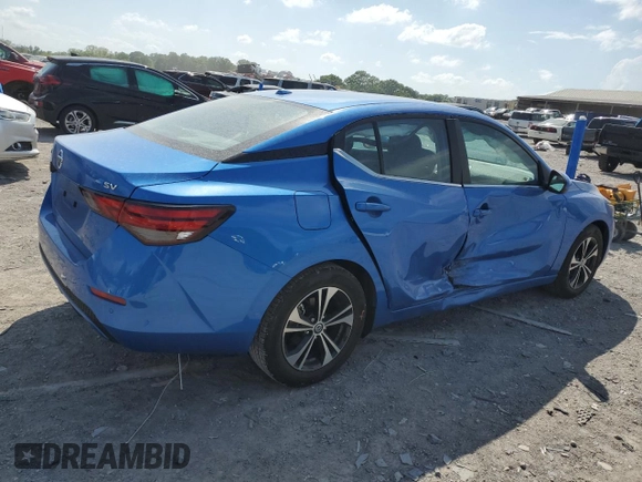 2023 Nissan Sentra SV z VIN 3N1AB8CV7PY319595, wystawiony jako Copart lot #56161865 z przebiegiem 19 755 mil mil oraz Szkoda całkowita • Salvage title. Historia ofert i sprzedaży dostępna na DreamBid. Obrazek 3.