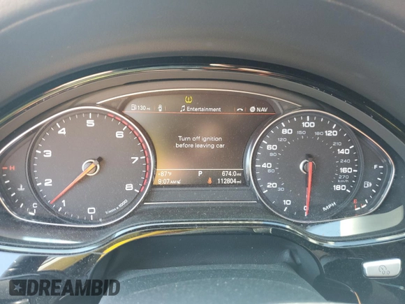 2015 Audi A8 4.0T with VIN WAU32AFD3FN032098, listed as a Copart auction lot 58788445 with 112,804 mi miles and Clean title. Bid and sale history available at DreamBid. Image 9.