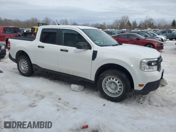 2024 Ford Maverick XL with VIN 3FTTW8A35RRA37075, listed as a Copart auction lot 46917235 with 21,664 mi miles and Salvage Title. Bid and sale history available at DreamBid. Image 4.