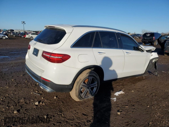 2018 Mercedes-Benz GLC 300 with VIN WDC0G4JBXJV023058, listed as a Copart auction lot 46691895 with Not provided miles and Salvage title. Bid and sale history available at DreamBid. Image 3.