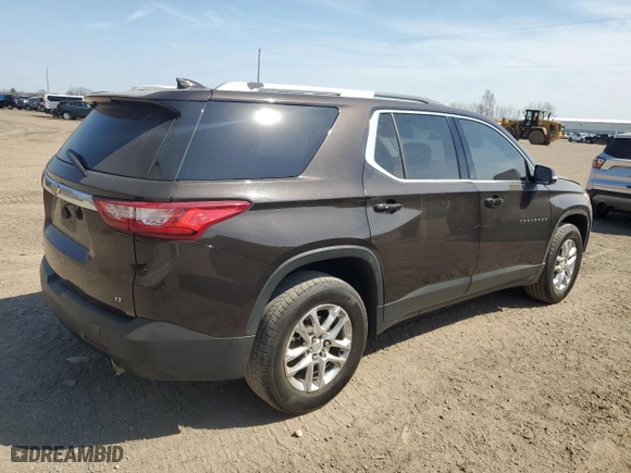 2018 Chevrolet Traverse LT Cloth with VIN 1GNERGKW8JJ245833, listed as a Copart auction lot 53523565 with 128,911 mi miles and Clean Title. Bid and sale history available at carsss.com. Image 3.