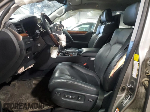 2018 Lexus LX 570 with VIN JTJHY7AX6J4261835, listed as a Copart auction lot 55998945 with 99,673 mi miles and Salvage title. Bid and sale history available at DreamBid. Image 7.