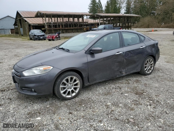 2014 Dodge Dart Limited with VIN 1C3CDFCB5ED871773, listed as a Copart auction lot 48005285 with 174,063 mi miles and Salvage Title. Bid and sale history available at carsss.com. Image 1.