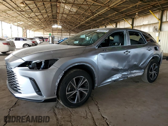 2023 Lexus RX 350 z VIN 2T2BAMCA7PC033977, wystawiony jako Copart lot #50039225 z przebiegiem 7 503 mil mil oraz Szkoda całkowita • Salvage title. Historia ofert i sprzedaży dostępna na DreamBid. Obrazek 1.