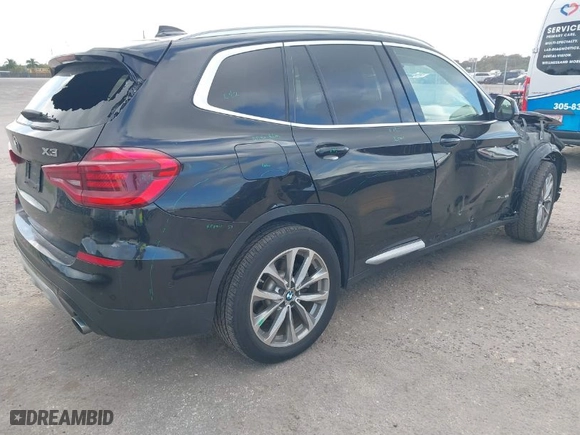 2018 BMW X3 xDrive30i with VIN 5UXTR9C57JLA44710, listed as a IAAI auction lot 41107554 with 75,237 mi miles. Bid and sale history available at carsss.com. Image 4.
