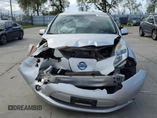 2015 Nissan LEAF SL with VIN 1N4AZ0CP3FC326441, listed as a Copart auction lot 50763835 with 120,373 mi miles and Salvage title. Bid and sale history available at DreamBid. Image 5.