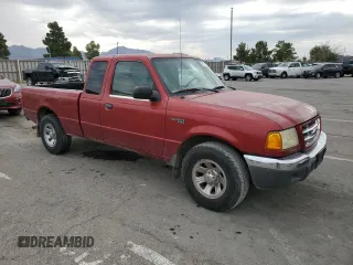 2002 Ford Ranger XLT Appearance with VIN 1FTYR44EX2PA16674, listed as a Copart auction lot 76377354 with 164,298 mi miles and Salvage Title. Bid and sale history available at carsss.com. Image 4.