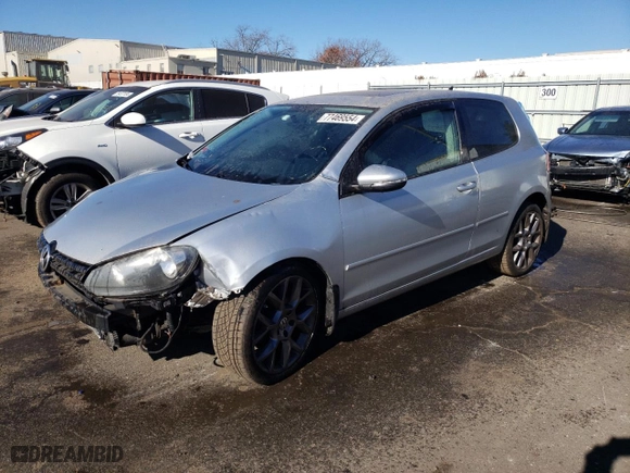 2011 Volkswagen Golf TDI w/Tech Pkg with VIN WVWBM7AJ7BW119600, listed as a Copart auction lot 77469554 with 177,711 mi miles and Salvage Title. Bid and sale history available at carsss.com. Image 1.
