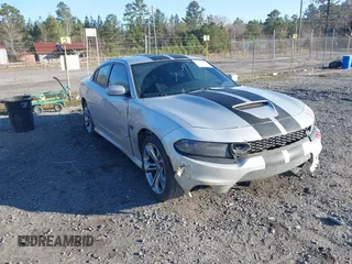 2020 Dodge Charger R/T with VIN 2C3CDXCT6LH106652, listed as a IAAI auction lot 41595647 with 97,758 mi miles and . Bid and sale history available at carsss.com. Image 1.