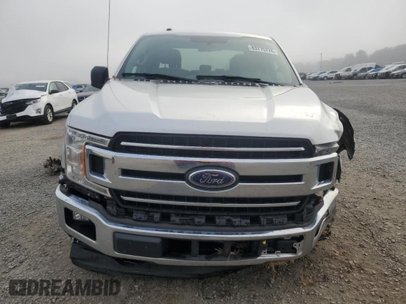 2018 Ford F-150 XL with VIN 1FTEX1CPXJKG08355, listed as a Copart auction lot 83775774 with 46,887 mi miles and Salvage Title. Bid and sale history available at carsss.com. Image 5.