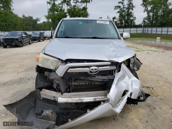 2010 Toyota 4Runner SR5 with VIN JTEZU5JR6A5010215, listed as a Copart auction lot 51412365 with 288,188 mi miles and Salvage Title. Bid and sale history available at carsss.com. Image 5.