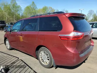 2016 Toyota Sienna LE with VIN 5TDJK3DC5GS132571, listed as a Copart auction lot 55155505 with 143,294 mi miles and Salvage Title. Bid and sale history available at carsss.com. Image 2.