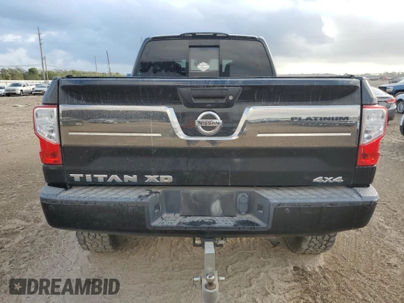 2017 Nissan Titan XD SV with VIN 1N6BA1F4XHN545902, listed as a Copart auction lot 78196694 with 160,942 mi miles and Clean Title. Bid and sale history available at carsss.com. Image 6.