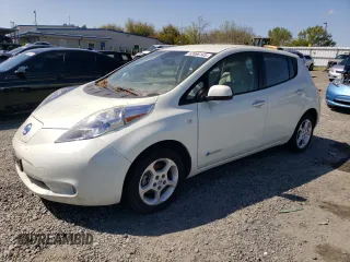 2012 Nissan LEAF SL with VIN JN1AZ0CP9CT021454, listed as a Copart auction lot 52006145 with 56,162 mi miles and Clean Title. Bid and sale history available at carsss.com. Image 1.