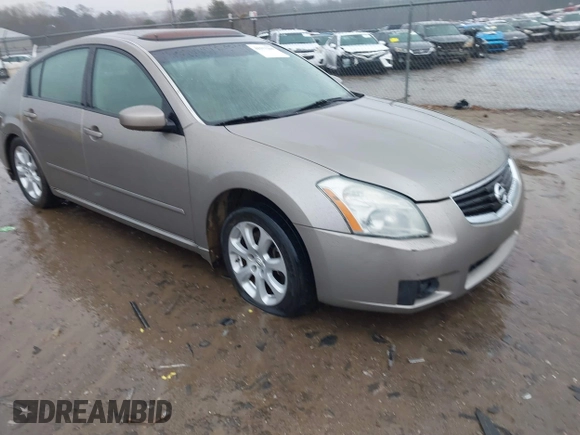 2008 Nissan Maxima 3.5 SL with VIN 1N4BA41E08C816374, listed as a IAAI auction lot 41557260 with 204,207 mi miles. Bid and sale history available at carsss.com. Image 1.