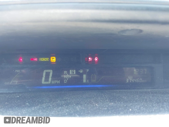 2015 Toyota Prius Two with VIN JTDZN3EU8FJ033613, listed as a IAAI auction lot 42424962 with 374,460 mi miles and . Bid and sale history available at DreamBid. Image 7.