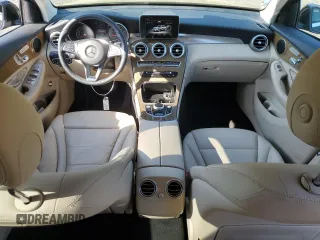 2018 Mercedes-Benz GLC 300 with VIN WDC0G4JB8JV061971, listed as a Copart auction lot 61849395 with 55,549 mi miles and Salvage title. Bid and sale history available at DreamBid. Image 8.