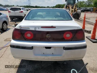2000 Chevrolet Impala with VIN 2G1WF55EXY9111918, listed as a Copart auction lot 62153055 with 163,841 mi miles and Salvage title. Bid and sale history available at DreamBid. Image 6.