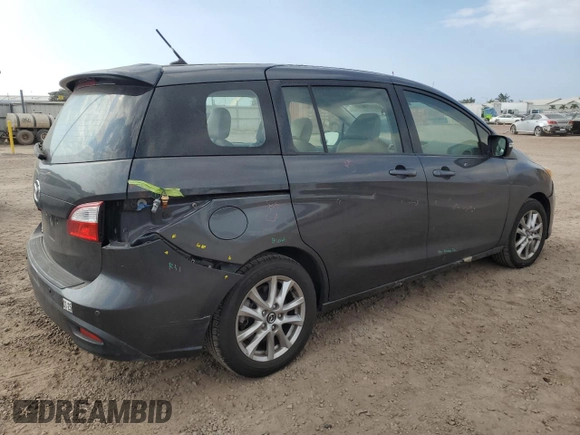 2015 Mazda 5 Touring with VIN JM1CW2CL5F0185622, listed as a Copart auction lot 86404414 with 59,586 mi miles and Salvage Title. Bid and sale history available at carsss.com. Image 3.
