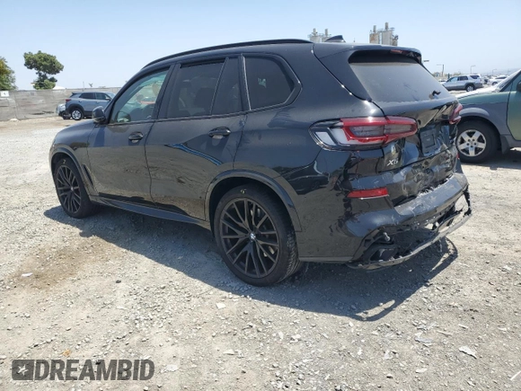 2021 BMW X5 xDrive40i with VIN 5UXCR6C03M9H41831, listed as a Copart auction lot 62145025 with Not provided miles and Salvage title. Bid and sale history available at DreamBid. Image 2.