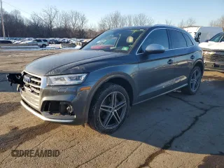 2018 Audi SQ5 Prestige with VIN WA1C4AFY6J2130059, listed as a Copart auction lot 89288055 with 82,096 mi miles and Salvage Title. Bid and sale history available at DreamBid. Image 1.