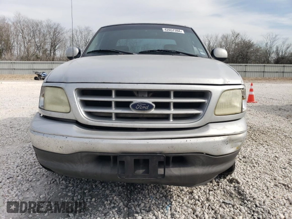 2002 Ford F-150 XL with VIN 1FTRX17282NA63790, listed as a Copart auction lot 42057394 with 158,054 mi miles and Salvage Title. Bid and sale history available at carsss.com. Image 5.