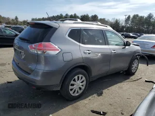 2016 Nissan Rogue S with VIN KNMAT2MV9GP609649, listed as a Copart auction lot 47899345 with 86,407 mi miles and Salvage Title. Bid and sale history available at carsss.com. Image 3.