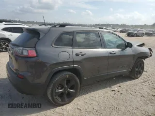 2021 Jeep Cherokee Altitude with VIN 1C4PJLLB0MD173851, listed as a Copart auction lot 53500385 with 57,674 mi miles and Salvage title. Bid and sale history available at DreamBid. Image 3.