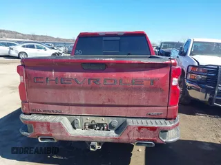 2021 Chevrolet Silverado 1500 RST with VIN 1GCUYEETXMZ357052, listed as a IAAI auction lot 41575373 with 100,022 mi miles. Bid and sale history available at carsss.com. Image 16.