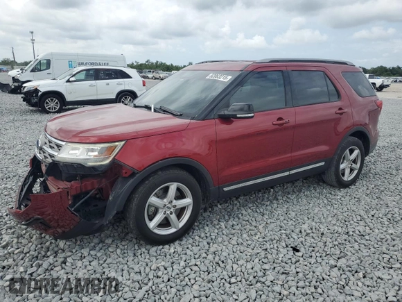 2018 Ford Explorer XLT with VIN 1FM5K7D80JGA34341, listed as a Copart auction lot 52063215 with 102,388 mi miles and Salvage Title. Bid and sale history available at DreamBid. Image 1.
