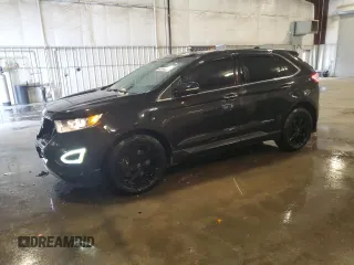 2015 Ford Edge Titanium with VIN 2FMTK4K82FBC34158, listed as a Copart auction lot 44114675 with 146,139 mi miles and Salvage Title. Bid and sale history available at carsss.com. Image 1.