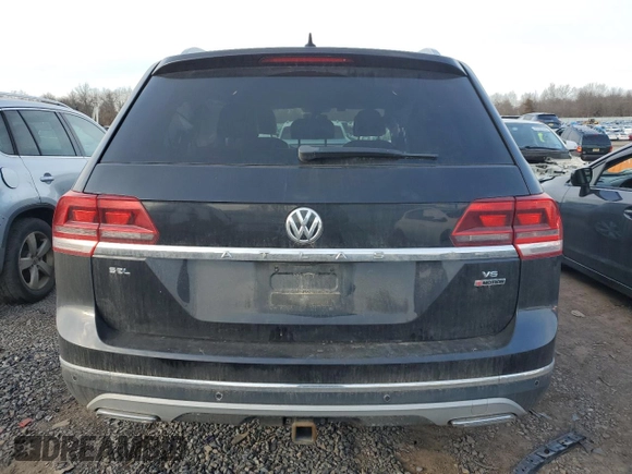 2018 Volkswagen Atlas 3.6L V6 SEL with VIN 1V2MR2CA8JC584928, listed as a Copart auction lot 45660995 with 166,690 mi miles and Salvage Title. Bid and sale history available at carsss.com. Image 6.